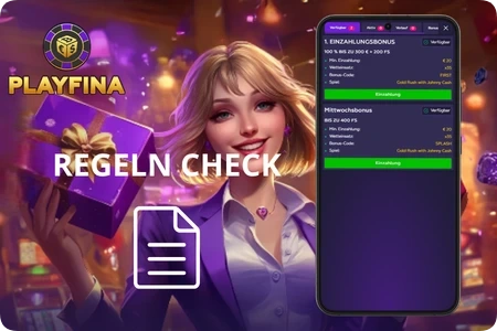 Playfina Casino Bonus Bedingungen prüfen